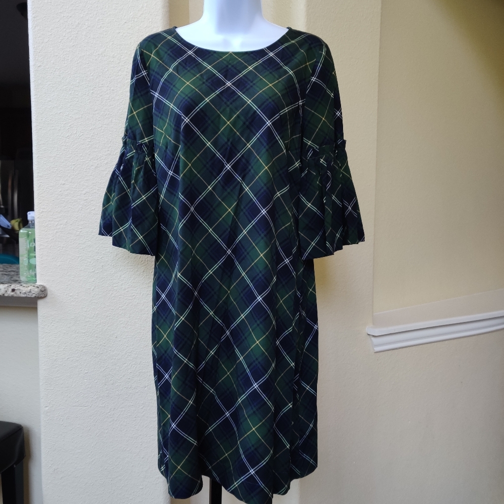 The Savile Row Plaid Dress